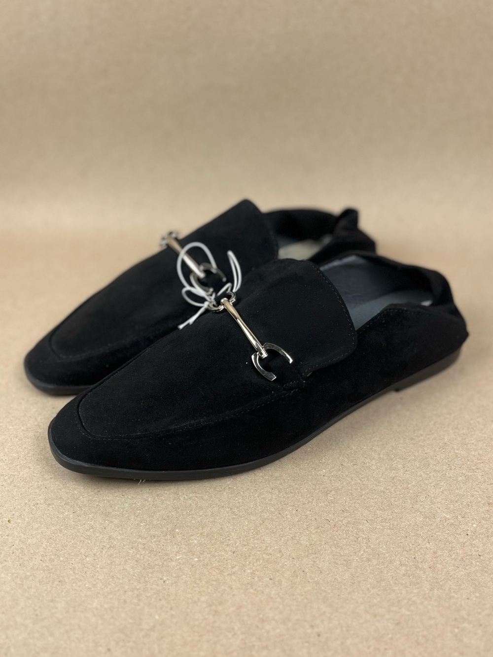 Vintage Havana Black Suede Horsebit Mule Loafer Women’s 8.5 NWOT Slip-On